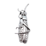 10pcs 50x19mm Antique Silver Color Longhorn Beetle Charms Pendant For DIY Jewelry Making Jewelry Craft Findings