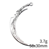 10pcs 58x30mm Antique Silver Color Acgn Cosplay Sword, Gun, Sword And Halberd Charms Pendant