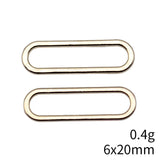 10pcs 6x20mm Kc Gold Color Elliptical Circle Charms Pendant For DIY Jewelry Making Handmade Jewelry Craft Findings