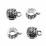 10pcs 8x12mm Antique Silver Color Bail Beads Pendant For DIY Jewelry Making Handmade Jewelry Craft Findings