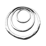 1pcs 49x51mm 3-Layer Circles Charms Pendant For Jewelry Making Antique Bronze Antique Silver Color Jewelry Accessories EF3996
