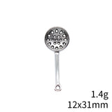 20pcs 12x31mm Antique Silver Color Colander Charms Pendant For DIY Jewelry Making Handmade Jewelry Craft Findings