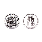 20pcs 15x15mm Antique Silver Color Chinese Style Dragon Fortune Charms Pendant For DIY Jewelry Making Jewelry Findings