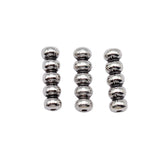 20pcs 16x4.5x4.5mm Antique Silver Color Small Hole Beads Spaced Beads For DIY Jewelry Making Handmade Jewelry Findings