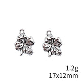 20pcs 17x12mm Antique Silver Color Ladybug Clover Charms Pendant For DIY Jewelry Making Jewelry Craft Findings ef4440