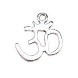 20pcs 19x17mm 2 Colors Om Charms Pendant For DIY Jewelry Making Handmade Jewelry Craft Findings