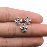20pcs Angel Charms Pendant DIY Jewelry Findings Antique Silver Color Tone 10x10mm