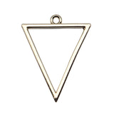 3pcs 27x35mm Kc Gold Color Triangle Charms Pendant For DIY Jewelry Making Handmade Jewelry Craft Findings