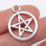 4pcs 26x21mm 2 Colors Five-Pointed Star Charms Pendant For DIY Jewelry Making Handmade Jewelry Craft Findings