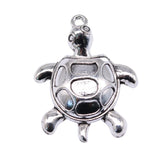 4pcs 35x27mm 2 Colors Turtle Charms Pendant For DIY Jewelry Making Handmade Jewelry Craft Findings