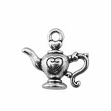 5pcs 21x19mm 2 Colors Teapot Charms Pendant For DIY Jewelry Making Handmade Jewelry Craft Findings