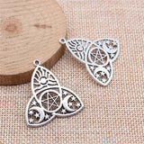 5pcs 35x32mm Antique Silver Color Moon Star Sun Witchcraft Charms Pendant For DIY Jewelry Making Jewelry Findings ef4781