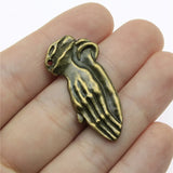 5pcs 40x19mm Antique Bronze Color Applaud Hand Charms Pendant For DIY Jewelry Making Handmade Jewelry Craft Findings