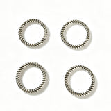 20pcs 13mm 0.42g/pc Twisted Jump Rings Zinc Alloy Antique Colors for Handmade Bracelet & Necklace Jewelry Findings ef1443