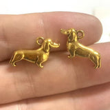 20pcs 20*13mm Tibetan silver nice dog charms EF1690