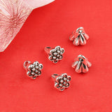 9*8mm 20pc Ancient Silver Tibetan Silver Lotus Pod Lotus Seed Pendant ef4612
