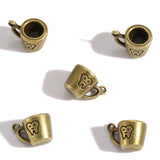 10pc 14*10mm/2.8g DIY Handmade Mini Cup Alloy Pendant ef4854