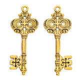 5pcs 51x20mm Key Charms Metal Keys Charms Vintage Key Charms Findings Vintage DIY Accessories For Jewelry Making ef5095