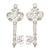 5pcs 51x20mm Key Charms Metal Keys Charms Vintage Key Charms Findings Vintage DIY Accessories For Jewelry Making ef5095