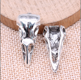 10pcs 31x25x10mm Alloy Charm Beak skull Pendant For DIY Jewelry h304