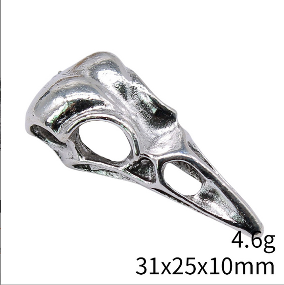 10pcs 31x25x10mm Alloy Charm Beak skull Pendant For DIY Jewelry h304