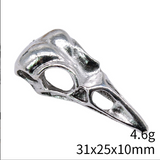 10pcs 31x25x10mm Alloy Charm Beak skull Pendant For DIY Jewelry h304