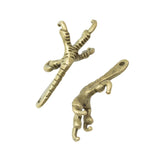5Pcs/Lot 33*15mm Antique Silver Zinc Alloy Eagle Claw Pendant Suitable or Necklace Handmade Charm Jewelry Making H0567