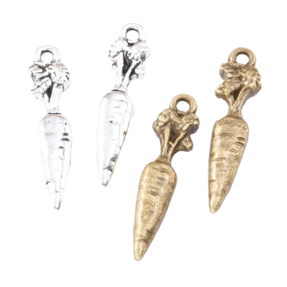 20Pcs  25*6*3MM Alloy Charm carrot Cute DIY Jewelry Handmade Crafts h1051