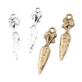 20Pcs  25*6*3MM Alloy Charm carrot Cute DIY Jewelry Handmade Crafts h1051
