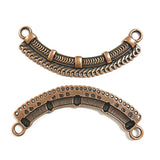 4pcs 69mm Tibetan silver crafted Connector Charms H1150
