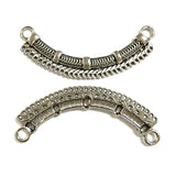 4pcs 69mm Tibetan silver crafted Connector Charms H1150