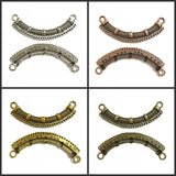 4pcs 69mm Tibetan silver crafted Connector Charms H1150