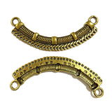 4pcs 69mm Tibetan silver crafted Connector Charms H1150