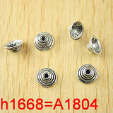 50pcs 10mm Tibetan Silver Peg-top Bead Cap Findings 2colors To Pick h1668 h0211