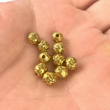 40pcs tibetan silver tone 5mm star patterns spacer beads H1934