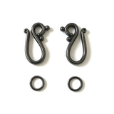 1000 Sets Hook Toggle Clasps Black Color for DIY Jewelry Making Findings H3164-BLACK