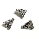 10pcs 16x14mm  dark silver tone 3-1 connectors h3299