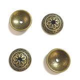 20pc 14mm 1.2g/pc Antique Vintage Flower Bead Caps | Zinc Alloy Jewelry Making Findings h5318