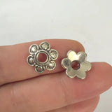 20pc 15mm 1.05g/pc Antique Silver Flower Bead Caps, Zinc Alloy Bead End Caps for Bracelet Necklace DIY Craft h5319