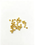 3.6mm 100-piece alloy golden small spacer beads, mini golden beads, DIY bead jewelry accessories, h6004
