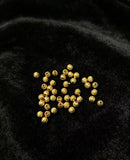 3.6mm 100-piece alloy golden small spacer beads, mini golden beads, DIY bead jewelry accessories, h6004