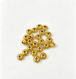 6X4mm 50 pieces alloy gold Fried Dough Twists flat spacer beads handmade bead bracelet spacer material h6017