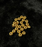 6X4mm 50 pieces alloy gold Fried Dough Twists flat spacer beads handmade bead bracelet spacer material h6017