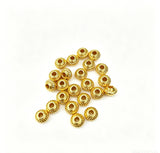 6X4mm 50 pieces alloy gold Fried Dough Twists flat spacer beads handmade bead bracelet spacer material h6017