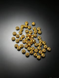 5.5mm 100-piece alloy golden spacer beads, vintage cloud pattern, small golden beads, through-hole loose beads, DIY bead stringing, h6021