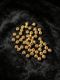 5.5mm 100-piece alloy golden spacer beads, vintage cloud pattern, small golden beads, through-hole loose beads, DIY bead stringing, h6021