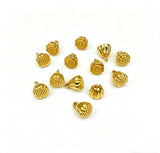 20pc 9.5x7.2mm 1.1g alloy golden lotus pod pendant, golden lotus seed pendant, bracelet, braided loose beads, accessory, h6024