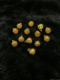 20pc 9.5x7.2mm 1.1g alloy golden lotus pod pendant, golden lotus seed pendant, bracelet, braided loose beads, accessory, h6024