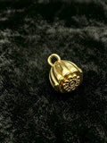 20pc 9.5x7.2mm 1.1g alloy golden lotus pod pendant, golden lotus seed pendant, bracelet, braided loose beads, accessory, h6024