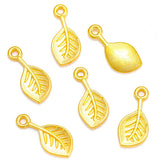 16*8mm Alloy Charm Pendant Little Leaf Handmade Crafts for DIY Jewelry 100pcs